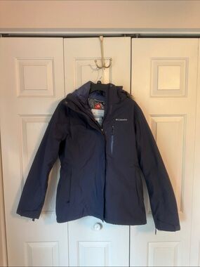 Columbia Purple Double Jacket with Hood